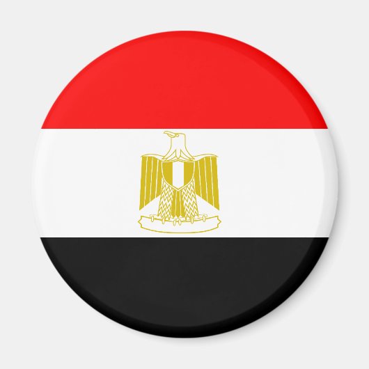 Egyptische vlag magneet (Voorkant)