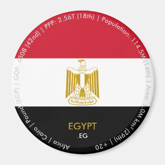 Egyptische Vlag Magneet