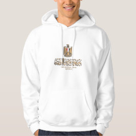 EGYPTISCHE VLAG OP EGYPTISCH EMBLEEM شعارمص ر HOODIE