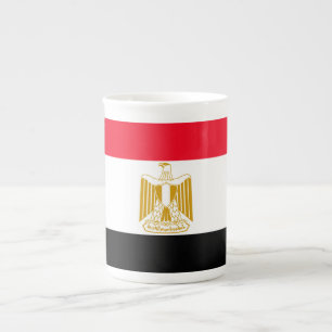 Egyptische vlag porselein kop