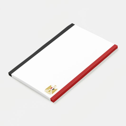 Egyptische vlag post-it® notes (Schuin)