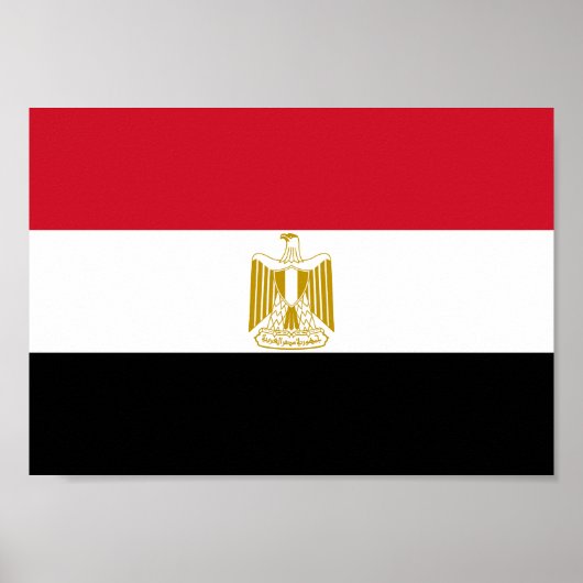 Egyptische vlag poster (Voorkant)