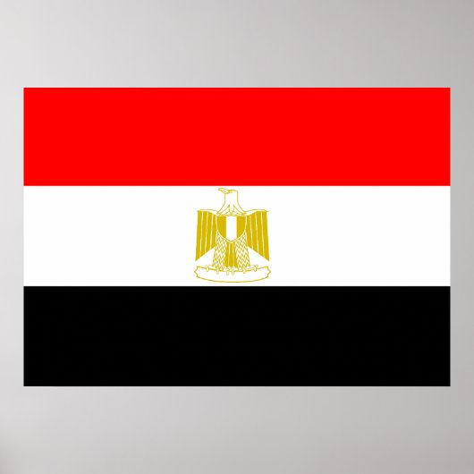 Egyptische vlag poster (Voorkant)
