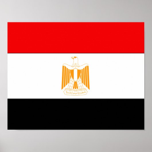 Egyptische vlag poster (Voorkant)