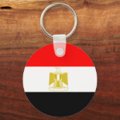 egyptische vlag sleutelhanger (Voorkant)