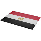 Egyptische vlag snijplank (Hoek)
