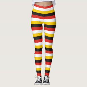 Egyptische vlag strepen land patroon symbool zwart leggings