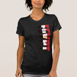 Egyptische vlag t-shirt