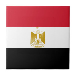 Egyptische vlag tegeltje
