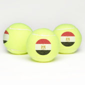 Egyptische vlag tennisballen (Multi)