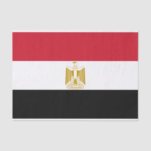 Egyptische vlag tissuepapier (Voorkant)