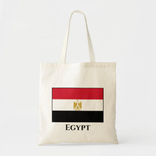 Egyptische vlag tote bag