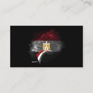 Egyptische vlag visitekaartje