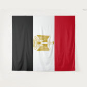 Egyptische vlag wandkleed (Voorkant (horizontaal))