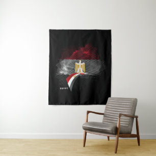 Egyptische vlag wandkleed