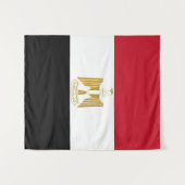 Egyptische vlag wandkleed (Voorkant (horizontaal))