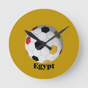 Egyptische Voetbal Ronde Klok