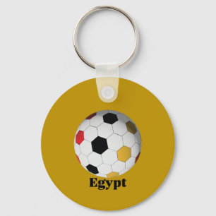Egyptische voetbal sleutelhanger