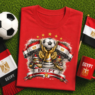 Egyptische Voetbalfan Egyptische Voetbal WK T-shirt
