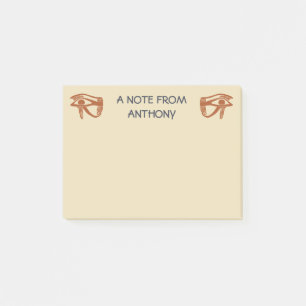 Egyptische Wadjet Eye Graphic gepersonaliseerd Post-it® Notes