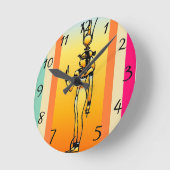 Egyptische wandklok ronde klok (Hoek)