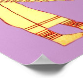 Egyptische wandkunst poster (Hoek)