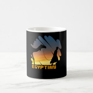 Egyptische woestijn T-Shirt, T-shirt Pyramides Koffiemok