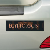 egyptoloog bumpersticker (Op auto)