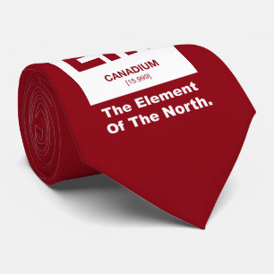 Eh? Canadees element van Canada Stropdas