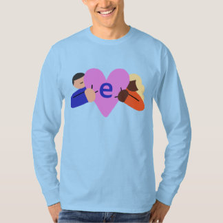 EH Compassion Logo T-shirt met lange mouwen Lichtb