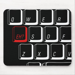 Eh Key - zwart Muismat