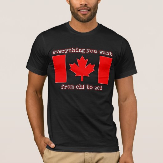 Eh! naar Zed Canada Shirt Canadian Pride (Voorkant)