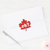 Eh? Ronde Sticker (Envelop)