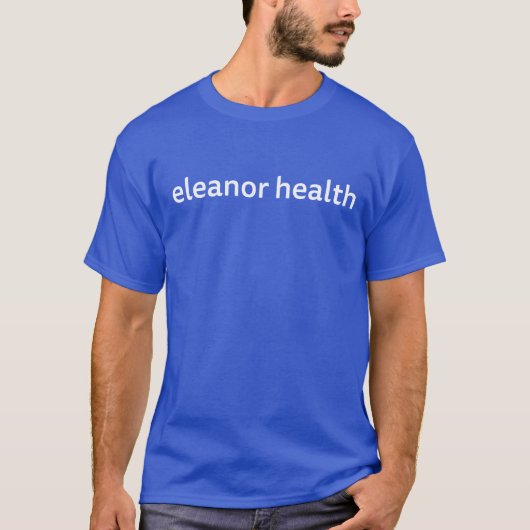 EH T-shirt blauw (Voorkant)
