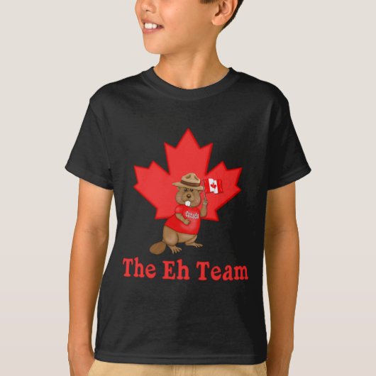 Eh Team Beaver T-shirt (Voorkant)