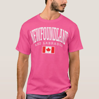Eh Team Canadian Flag Newfoundland Labrador Canada T-shirt