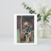 Ehankekle Chief Portrait Briefkaart (Staand voorkant)