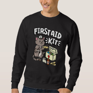 EHBO Kit Kitty Cat Medical Doctor verpleegster Trui