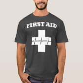 EHBO reddingsbrigade van het Rode Kruis T-shirt (Voorkant)