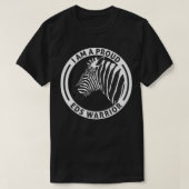 Ehlers Danlos Awareness Proud EDS Warrior Zebra T-shirt (Design voorkant)
