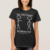 Ehlers Danlos Bewustzijn Leven met EDS Just Walki T-shirt (Voorkant)