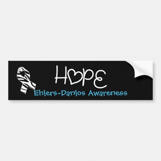 Ehlers Danlos Hope Awareness Bumperstickers (Voorkant)