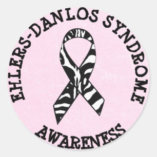 Ehlers-Danlos syndroom EDS Zebra STICKERS