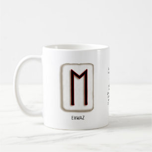 Ehwaz RuneStone Mug