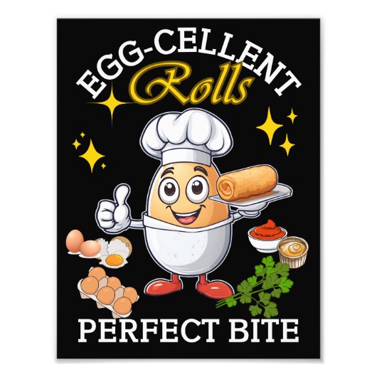Ei-cellent Rolls Perfect Bite Foto Afdruk (Voorkant)