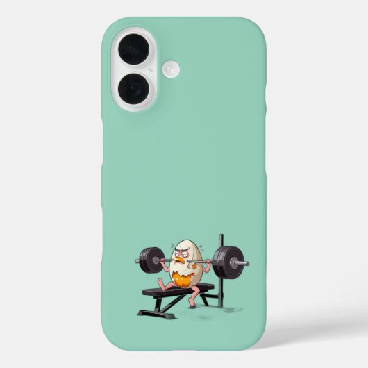 EI GEBARSTEN GYM FREAK Case-Mate iPhone CASE (Achterkant)