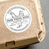 Ei Karton Label Rustiek  Boerderij Verse Eieren