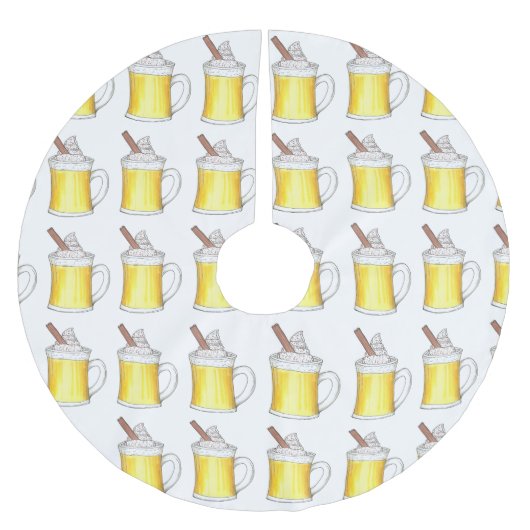 Ei Nog Eggnog Holiday Nieuwjaar Kerstboom Rok (Voorkant)