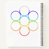 Ei van het leven Chakra Notitieboek (Achterkant)