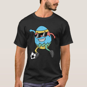 Ei Voetbal Speler Paashaas oren Paaseieren Hu T-shirt